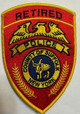 SUFFOLK COUNTY POLICE DEPT SCPD RETIRED RETIREE PENSION ALUMNI LI PATCH NEW YORK