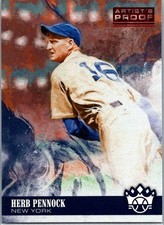 Herb Pennock 2018 Panini Diamond Kings #26 Artist's Proof Red Yankees Card