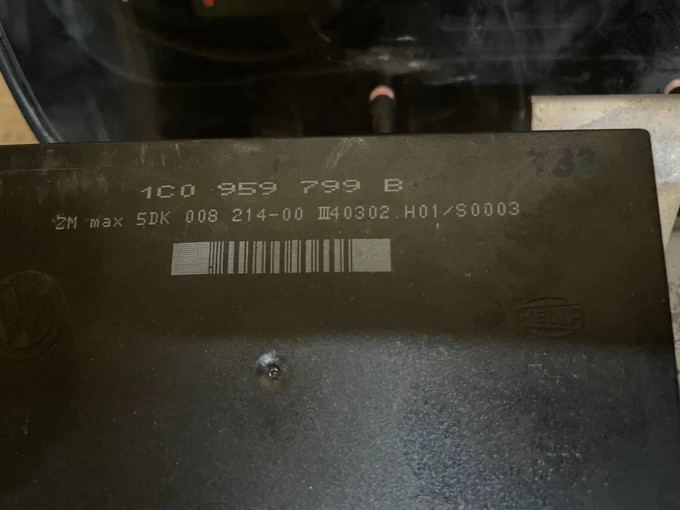 Original VW Golf IV 1.4 Steuergerät Set 036906032G - Bild 3 von 4