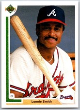 ⚾ 1991 Upper Deck #305 Lonnie Smith Atlanta Braves