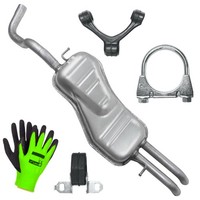 Auspuff Endtopf EndschaldäMpfer FüR VW Bora 1.8T 2.0 2.3 (1998-06/2005)