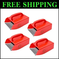 Eco-Friendly 4 Pack Berry Picker with Ergonomic Handle - Perfect for All Berries