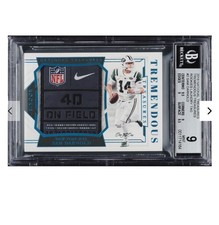 2018 National Treasures 1/1 Sam Darnold Shield Patch Tag Rookie Card RARE