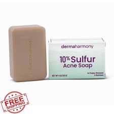 Dermaharmony 10 Sulfur Acne Bar Soap 4 oz