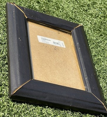 IKEA VIRSERUM Black Frame 8.5x6.5 Wood Wall Tabletop AS IS | eBay