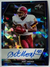 2026 Leaf Metal Art Monk Auto Autograph Crystal Blue On Card #d 4/6