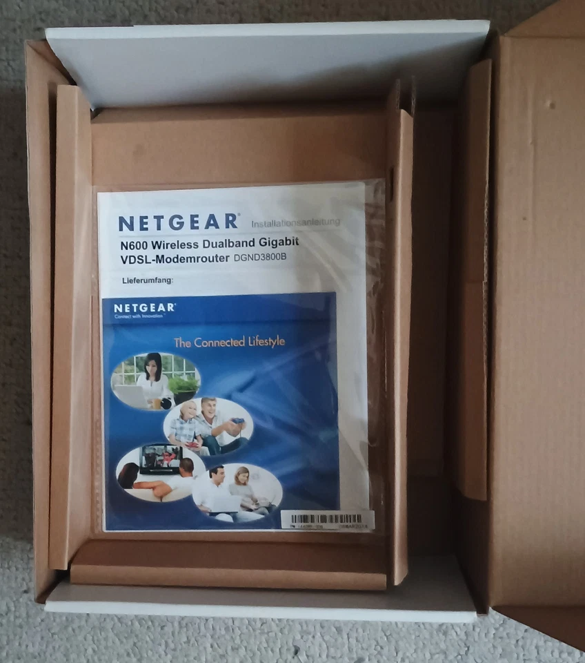 Netgear N600 DGND3800B VDSL/ADSL2+ Modemrouter - Bild 2 von 3