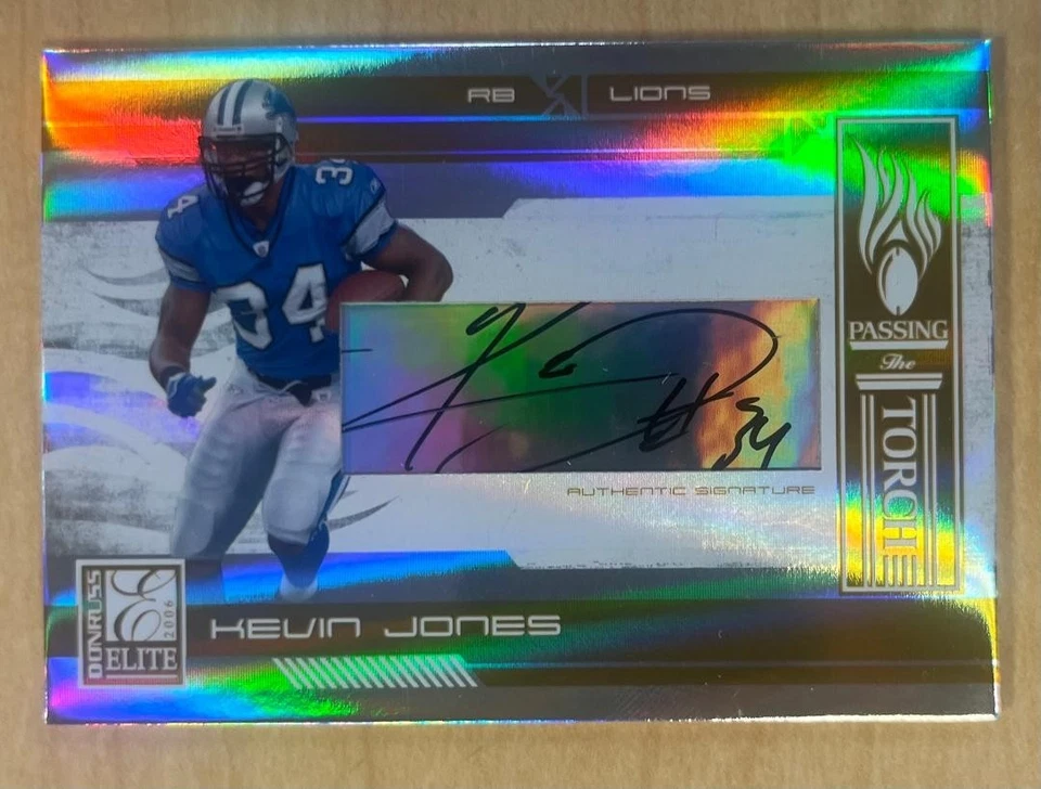 Donruss Elite Passing The Torch PT-27 2006 Barry Sanders automático/49 Foto 2 de 2