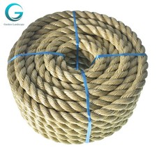 3/4 Inch  50 Feet Manila Rope 3 Strand Twisted PP Wear Resistant Rope