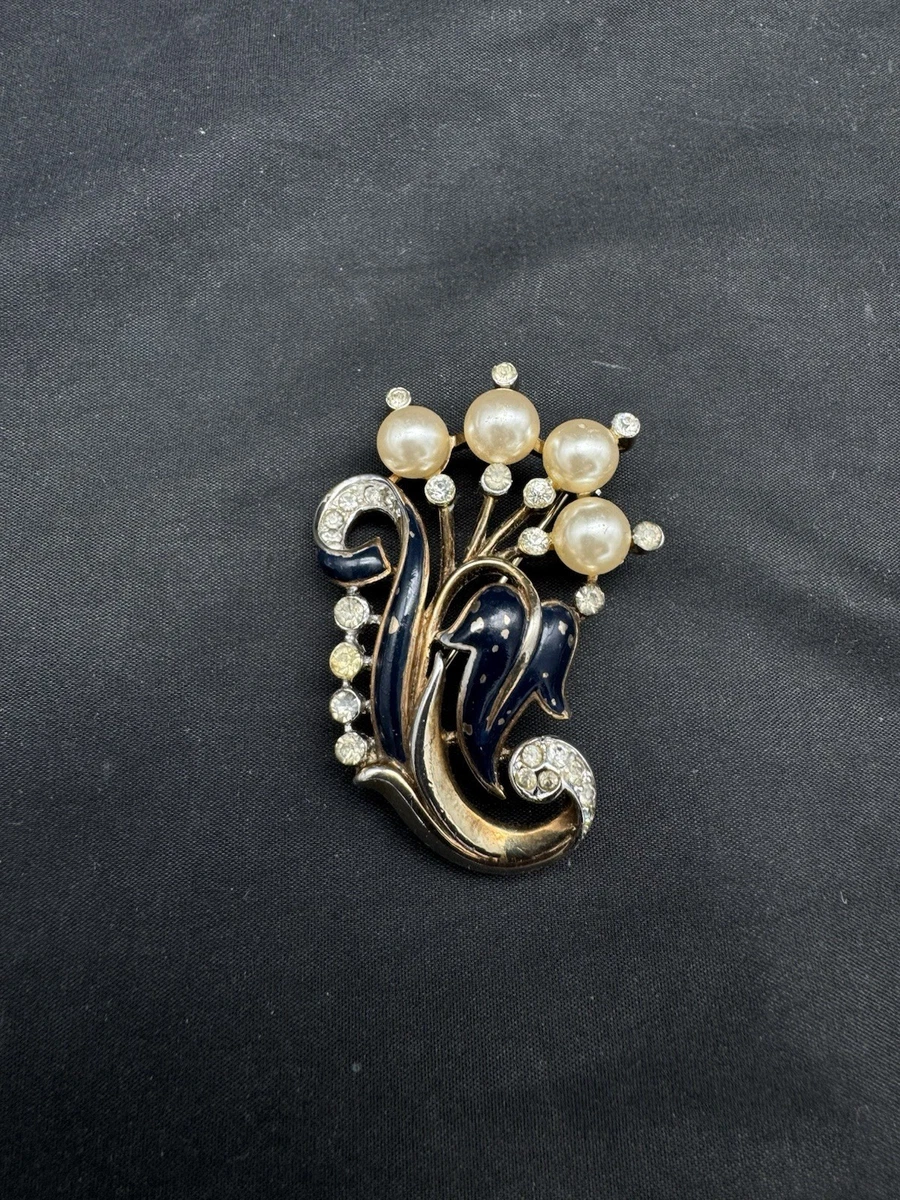Trifari Alfred Philippe Indiana Vintage Designer Costume Pins