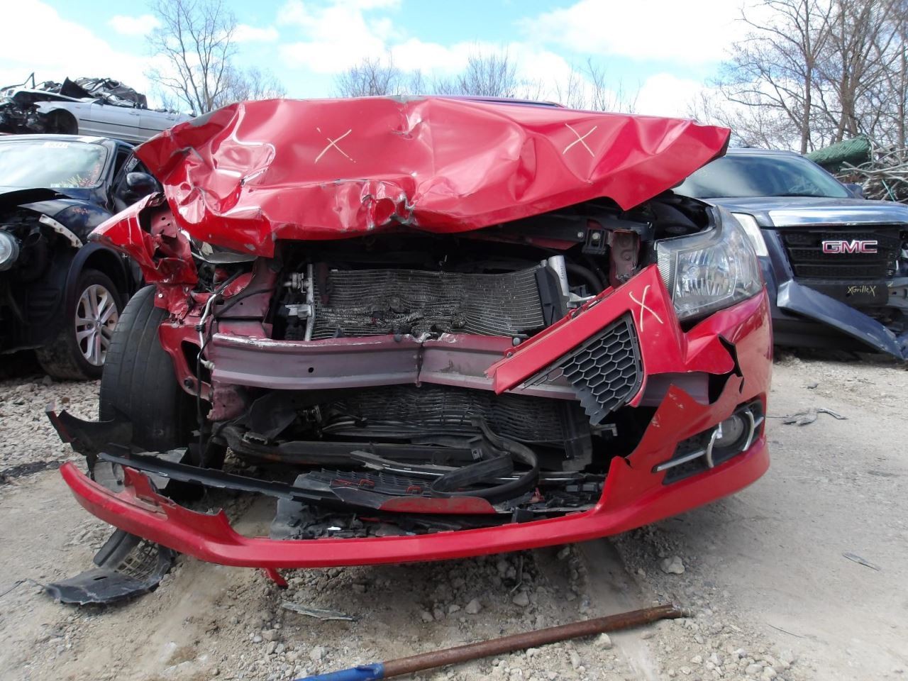 Passenger Front Door VIN P 4th Digit Limited Fits 12-16 CRUZE 2082412