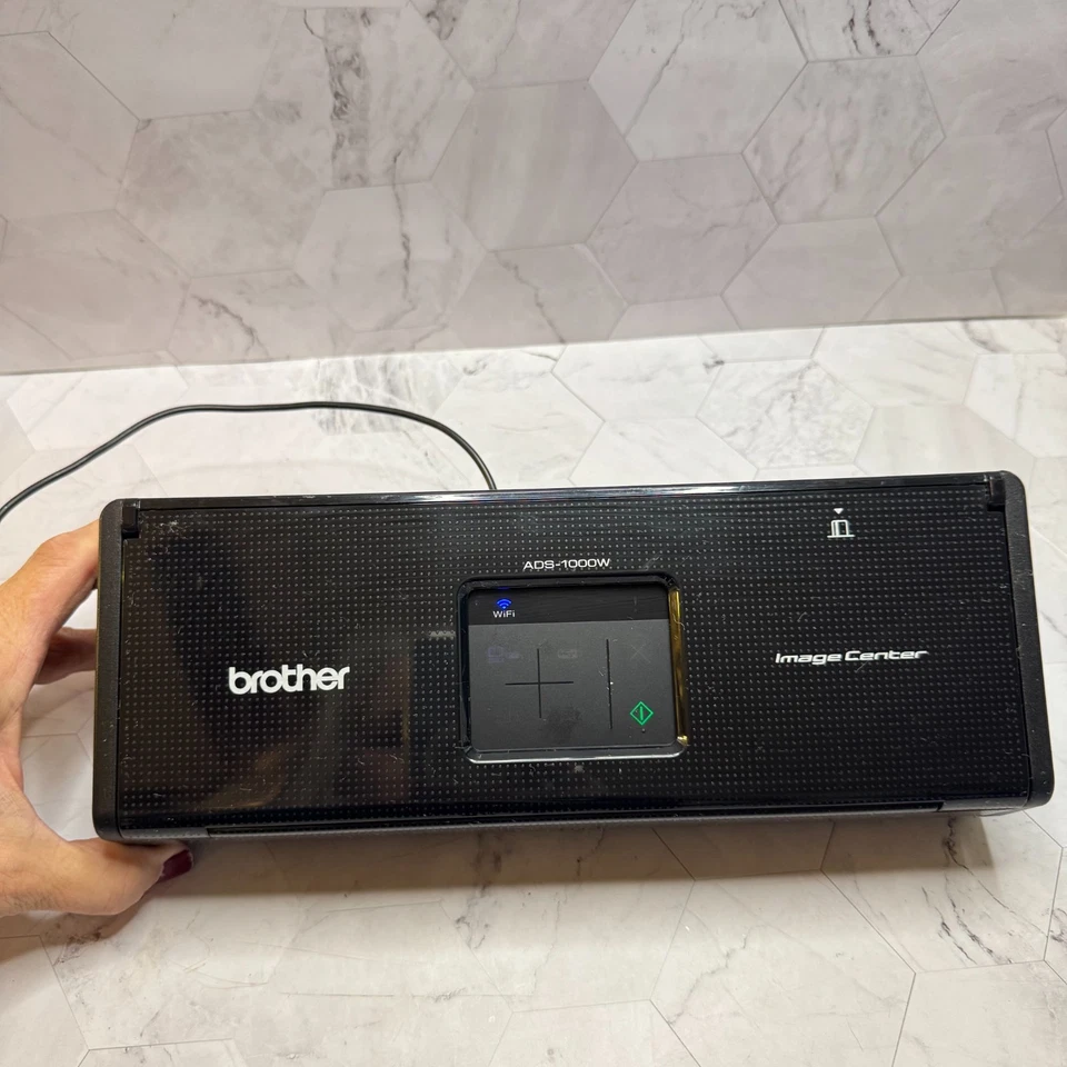 Brother ImageCenter ADS-1000W Pass-Through Wireless Document Scanner w/Adapter - Image 3 of 4