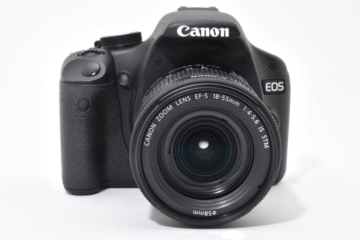 Canon EOS Kiss X3 DSLR Camera with EF-S 18-55mm IS STM Lens, Used