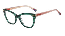 MISSONI Women's Eyeglasses MIS 0072 3IO Green Nude Optical Frame 52-19-145