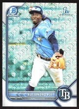 168I 2022 Bowman #BCP-99 Alejandro Pie Chrome Prospects Mojo Refractors