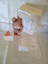 Cherished Teddies Jedediah "Giving Thanks for Friends" Pilgrim 617091 Figure NIB