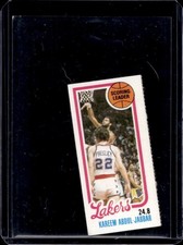 1980-81 Topps Kareem Abdul-Jabbar Singles #132 Lakers