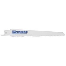 Westward 24A568 6 In X 5 Tpi, Wood Cutting Reciprocating Saw Blade, 5 Pk