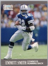 Emmitt Smith - 1991 Ultra #165 - Dallas Cowboys Football Card