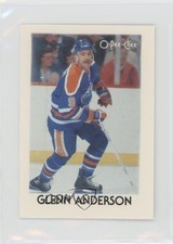 1987-88 O-Pee-Chee Leaders Mini Glenn Anderson #1 HOF 2k3