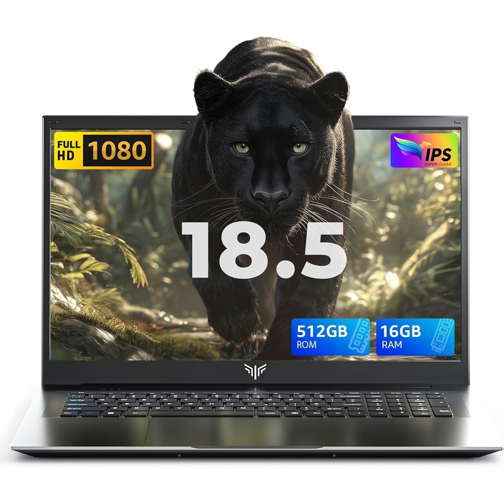ACEMAGIC 18.5" FHD Laptop Ryzen 4300U 16GB LPDDR4 512GB SSD Win11 Pro Notebook