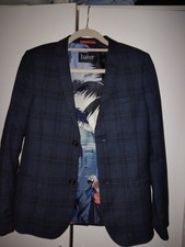 Ted Baker Boys Navy Check Suit 12 Years.