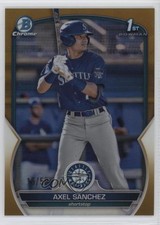 2023 Bowman Chrome Prospects Gold Refractor 16/50 Axel Sanchez #BCP-73 0w27
