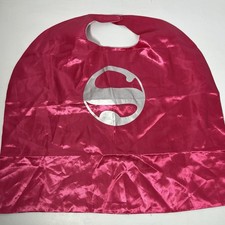 DC Supergirl Cape Costume Accessory Kids Halloween Cosplay Pink Dress-Up