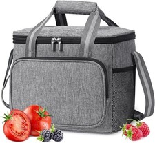 15L Cooling Cooler Bag Box Extra Large Picnic Hot Lunch Camping Food Ice Drinks