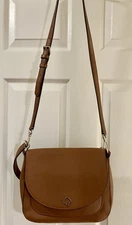 Kate Spade Leather Crossbody Handbag. Beautiful. Tan. Medium size 