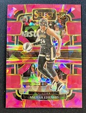 Aaliyah Edwards 2023-24 Panini Select WNBA CONCOURSE PINK ICE PRIZM Rookie #36
