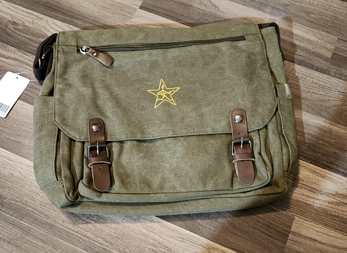 NWT Waxed Canvas Laptop Bag