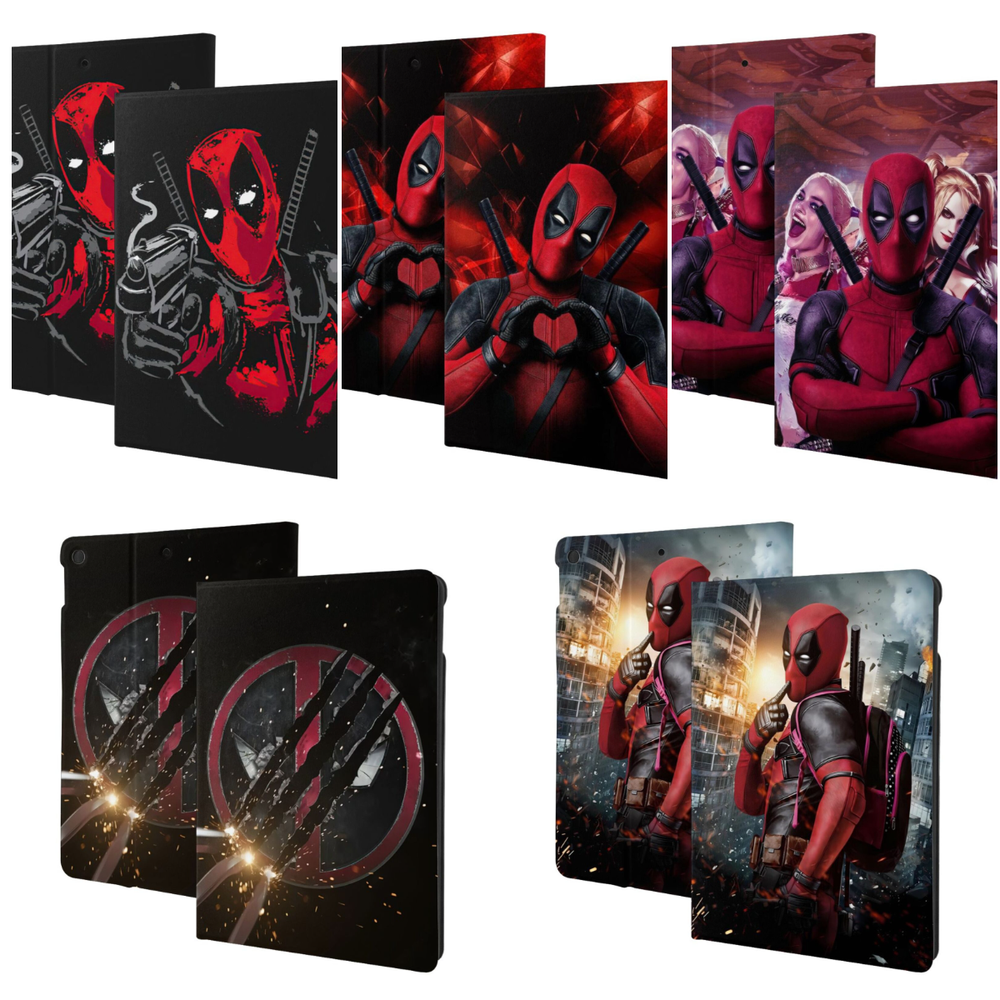Deadpool Movie Auto Wake/Sleep Smart Cover Stand TPU Case for iPad 7/8/9th Air 3