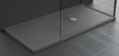 Novellini Olympic Plus Duschwanne grau 120x80 Höhe 4,5cm dünne Wanne