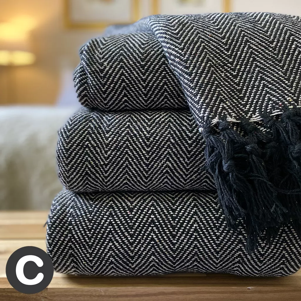 Black blanket on sale