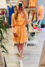 Ladies Ichi Ally Orange dress Size 6 