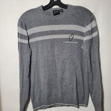 Armani Exchange Sweater Women's Medium Pullover Grey Long Sleeve