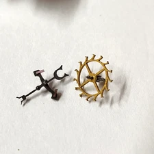 ELGIN 18 SIZE POCKET WATCH  ESCAPE WHEEL AND FORK  #994-615, OF,-- MV-23