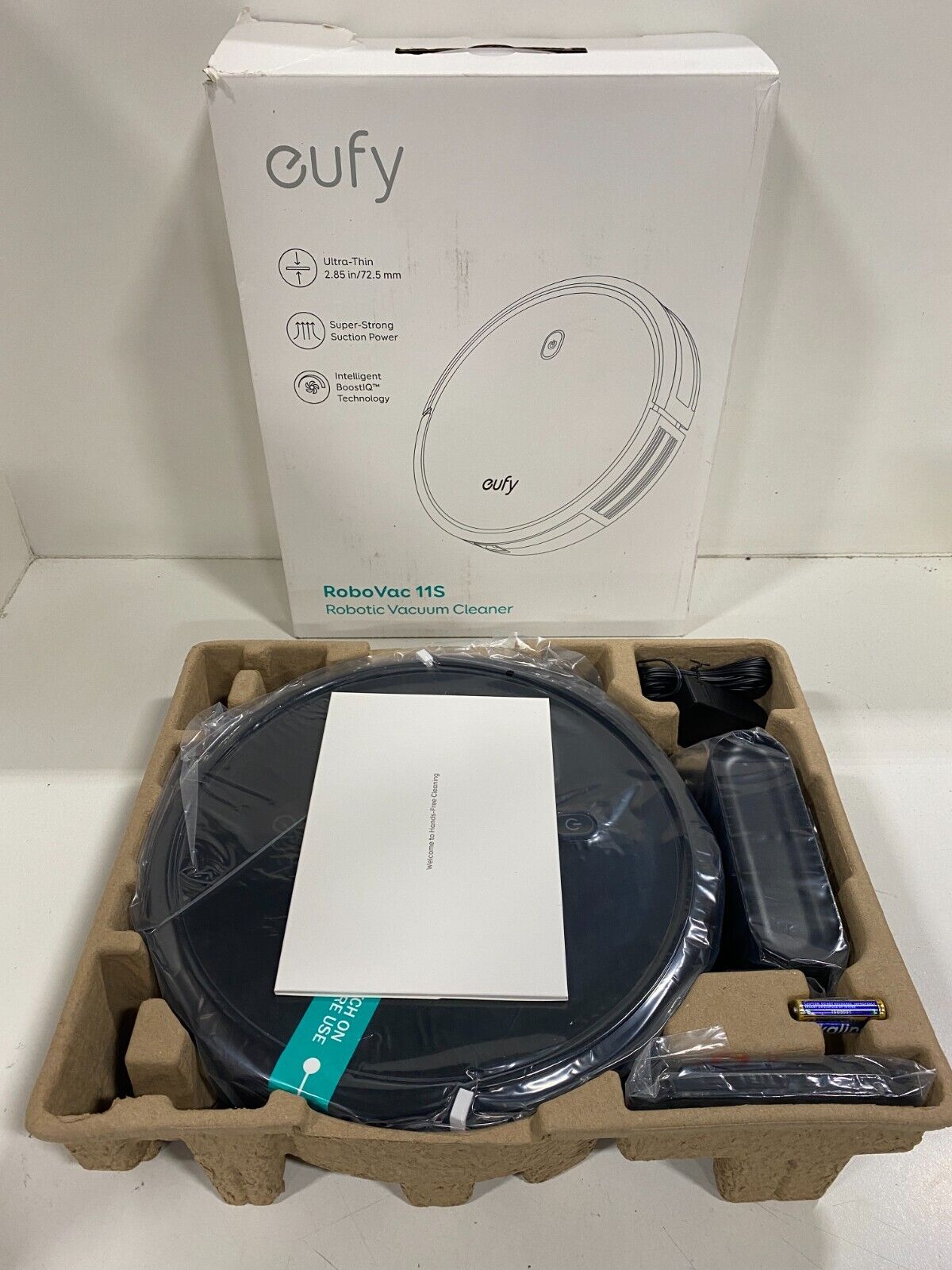 Eufy RoboVac 11S Slim Robot Vacuum Cleaner Black 100061238005 | eBay