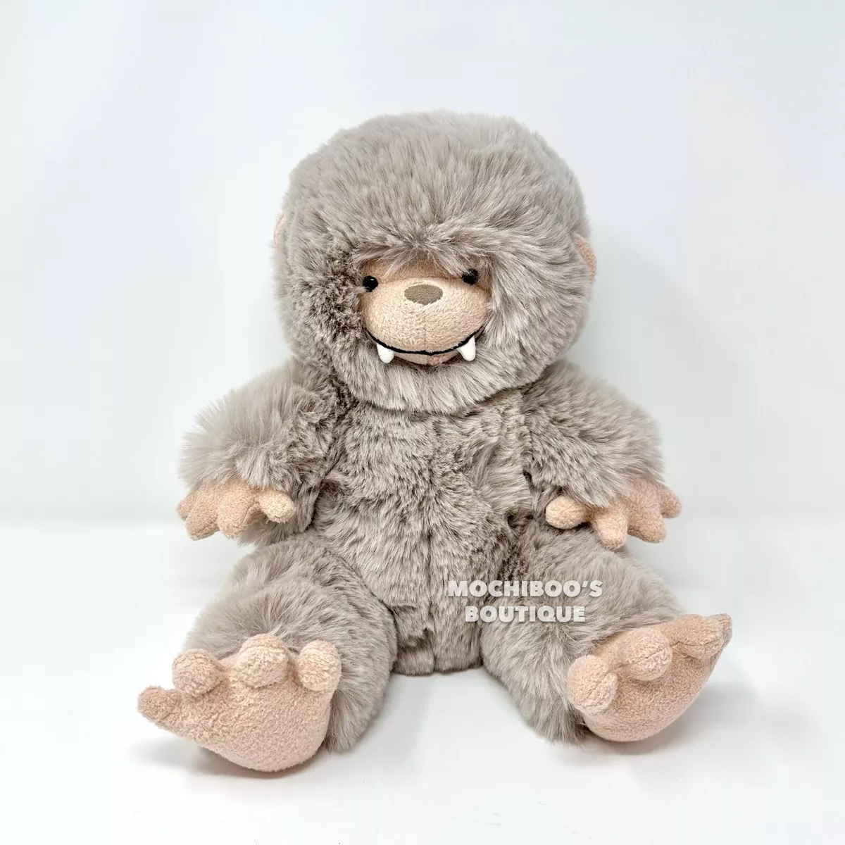 NWT Jellycat BO BIGFOOT Soft Plush Toy RETIRED Rare Hard to Find