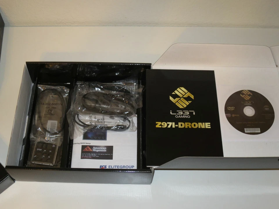 NEW ECS Z97I-DRONE LGA 1150 Intel Z97 HDMI SATA III USB 3.0 Mini ITX Motherboard - Image 4 of 4