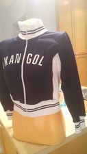 Womens Kangol Navy & White Jacket Size:8 Brand New