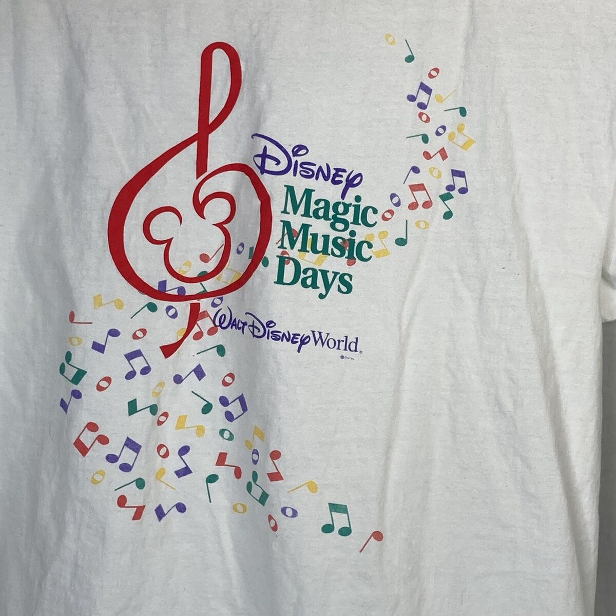 Vintage 90s Walt Disney World Magic Music Days T Shirt Retro Vintage 90s Walt Disney World Magic Music Days T Shirt Retro