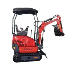 AGT 1.4 Ton Mini Excavator Kubota Engine w/ Side Swing Boom & Hydraulic Thumb