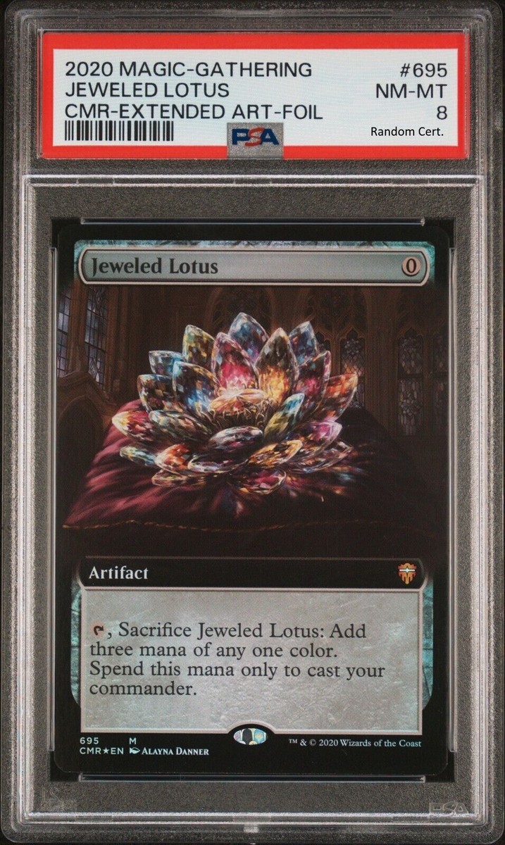 2020 MTG Jeweled Lotus #695, Commander Legend CMR Extended Art