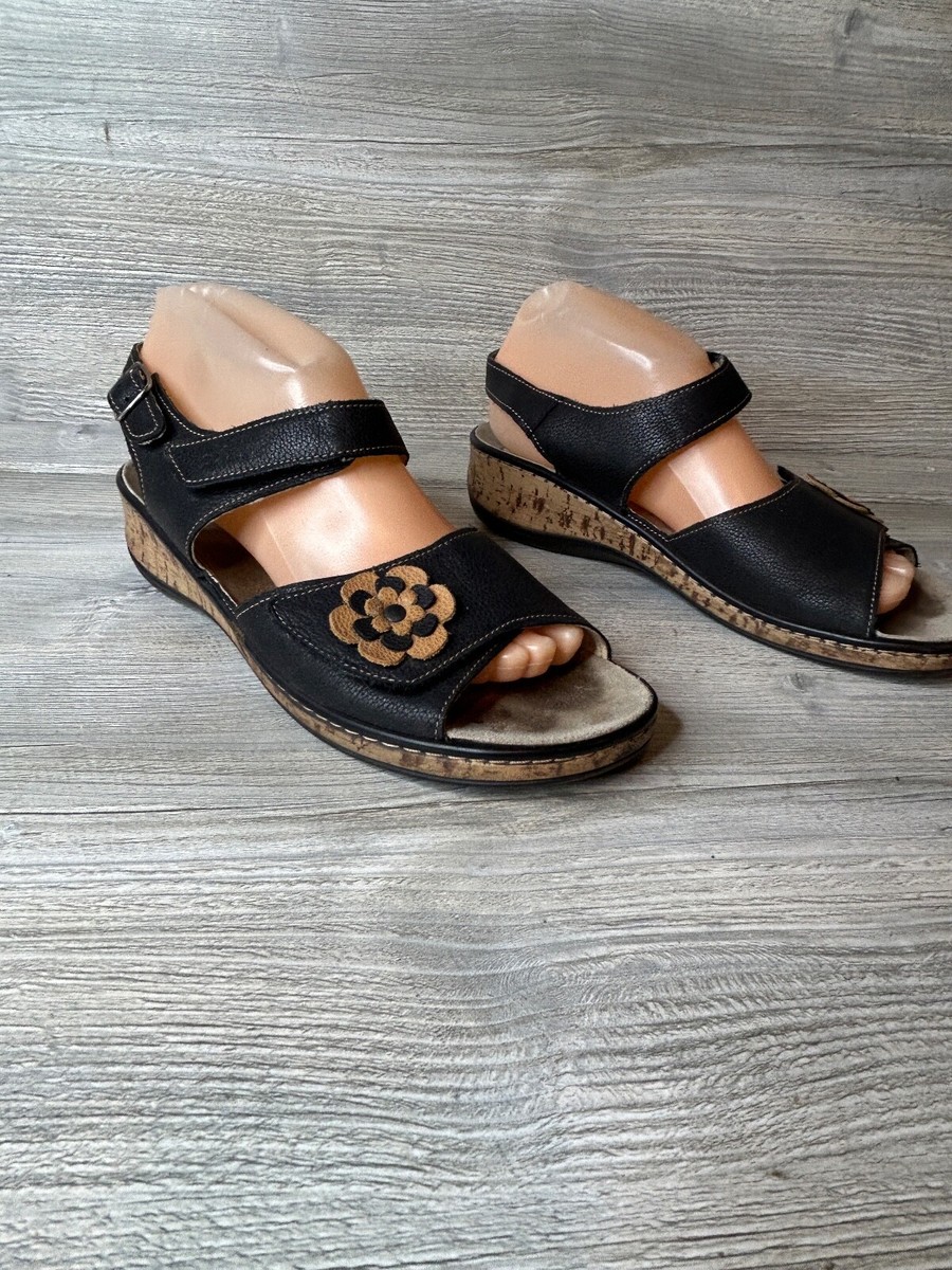 Hallux Fidelio Brown Leather Sandals Bunion Relief Orthopedic