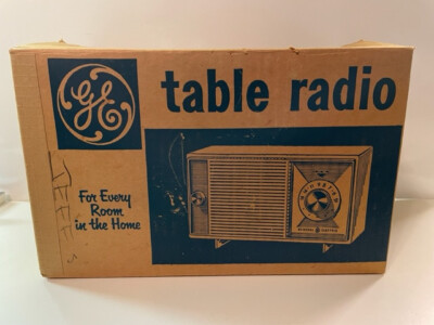 Vintage General Electric Table Radio EMPTY Box Only