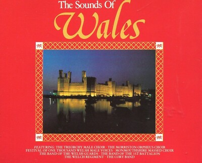 2-CD ''Sounds Of Wales'' Chor Folk Verdi Gounod Parry *All Through The Night* EMI