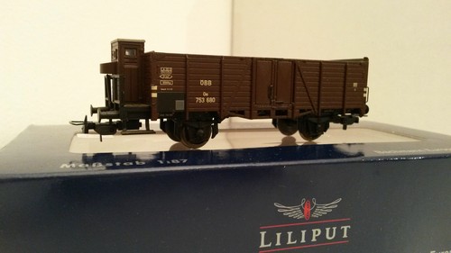 Liliput H0 Hochbordwagen 753 680 ÖBB 235025 ( Roco Trix Fleischmann Märklin ) | Zustand: Gebraucht