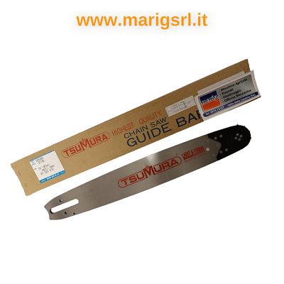Nemura Barra guida motosega - Taglio 50 cm - 72 Maglie di trascinamento - Passo 3/8 - Spessore 1,6 mm - Ricambi per utensili - Qualità Professionale - SAC in Italiano